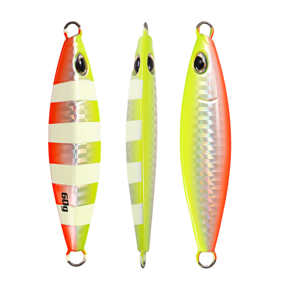 JIGGING PRO 60g 80g 100g KOIKA Jig Slow Jigging Lure Saltwater Metal Jig