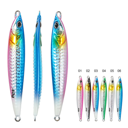 JIGGING PRO S-CAST 40g Long Casting Jig S Shape Shore Jigging Lure Saltwater Metal Jig Mackerel Tuna Seabass