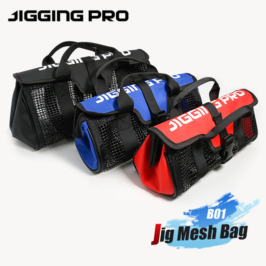 JIGGINGPRO Metal Jig Bag Saltwater Fishing Tackle Fishing Lure Bag Bait Storage
