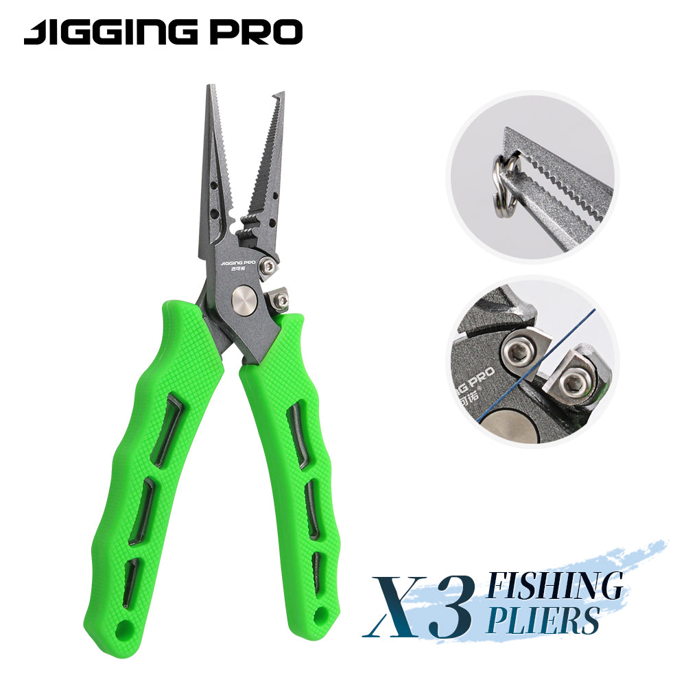 JIGGING PRO X3 Fishing Pliers Saltwater Fishing Tackle