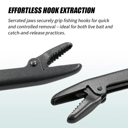 Jigging Pro HOOKUP-X24 9.5" Pistol Grip Fishing Hook Remover, Teflon Coated Carbon Steel Fish Hook Extractor Tool for Saltwater & Freshwater