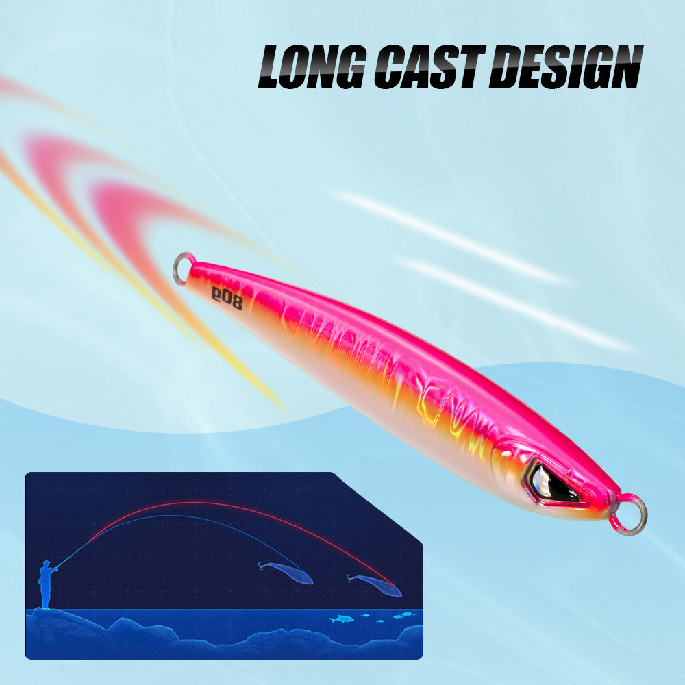 JIGGING PRO 40g 60g 80g 100g Sardine Jig Casting Jigs Shore Jigging Lure