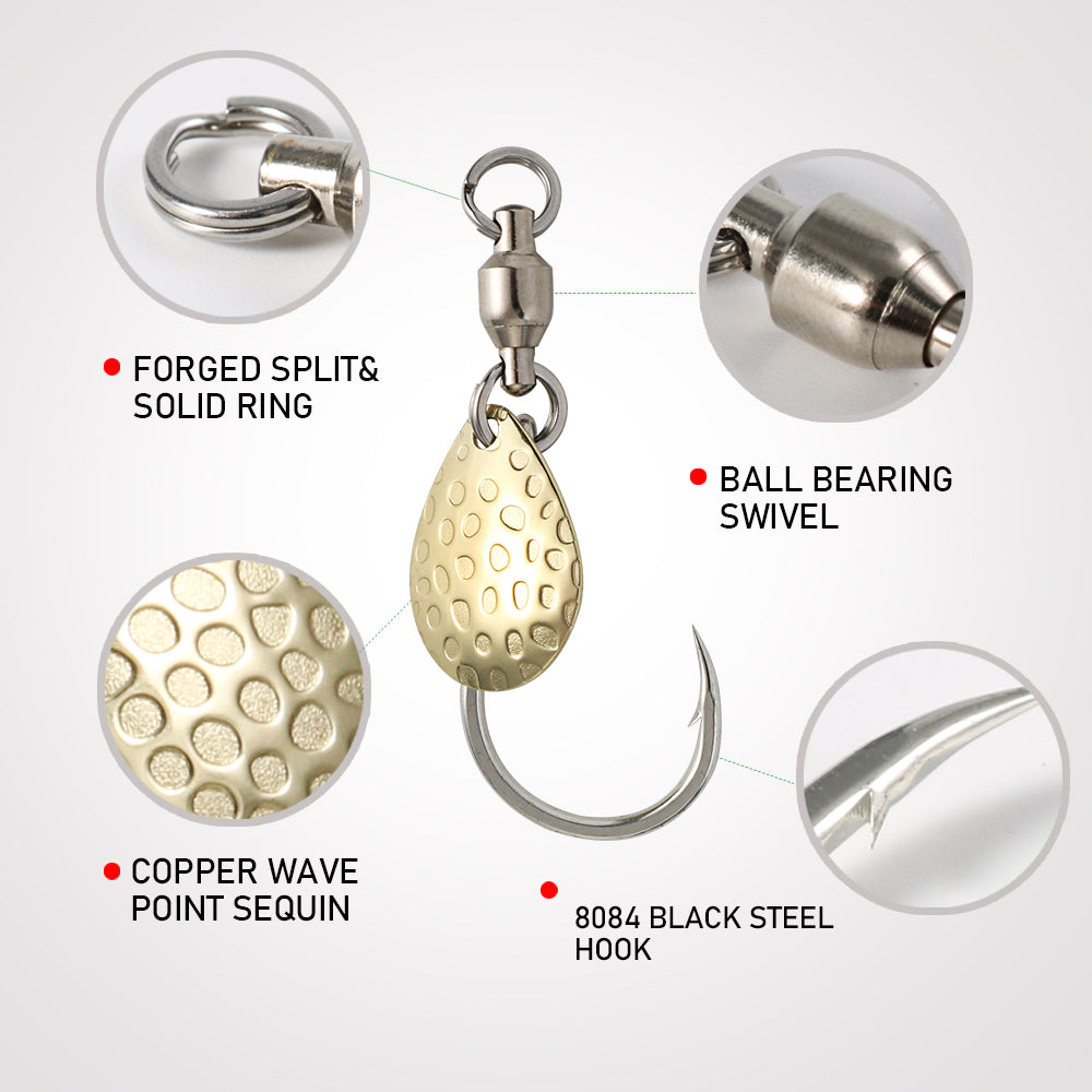 JIGGING PRO SH010 Blade Assist Hook for Saltwater Jigging