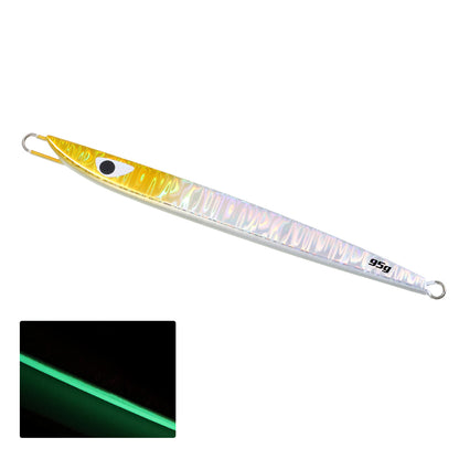 JIGGING PRO Vertical Jigging Lure Saltwater Metal Jig 75g 95g 115g D3 Semilong