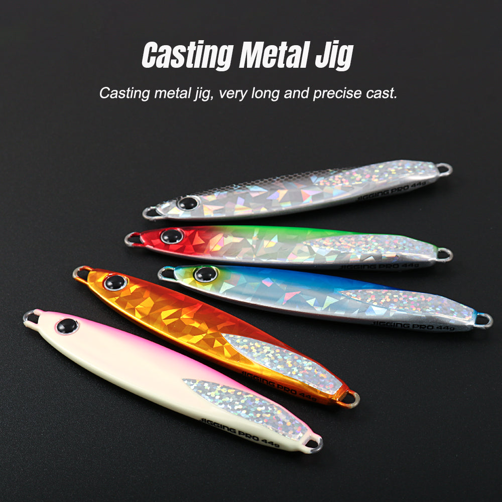 JIGGING PRO Leppa Jig 22g 33g 44g 55g Shore Casting Jig Saltwater Fishing Lure Bonito Amberjack Kingfish Tuna