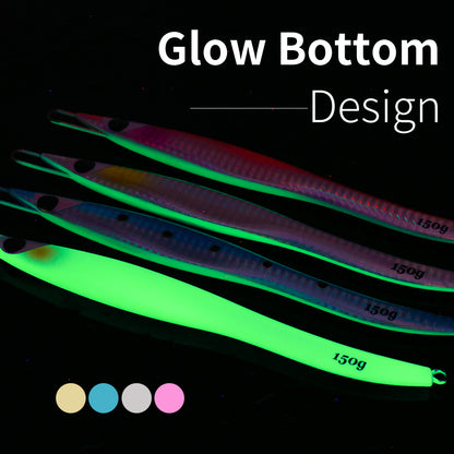 JIGGING PRO G2 Deep Sea Bait Fish Lures Speed Jig Metal Jigs Artificial Baits Jigging Lure 60g 80g 100g 150g Slow Fishing Jigs