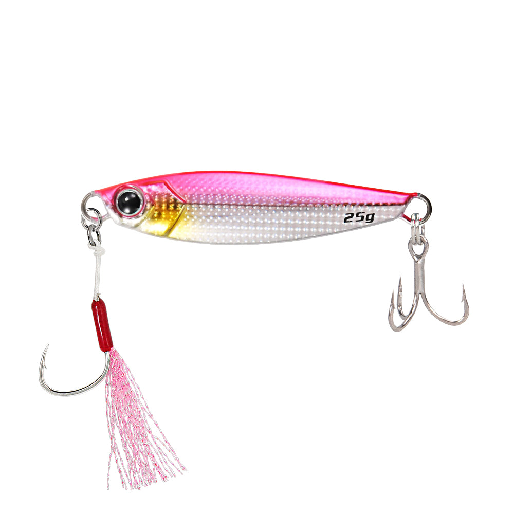 JIGGING PRO Saltwater Metal Cast Micro Jig Spoon Lure 10g 14g 22g 25g 30g 40g Artificial Bait Shore Slow Jigging Fishing Lures Fish Tackle