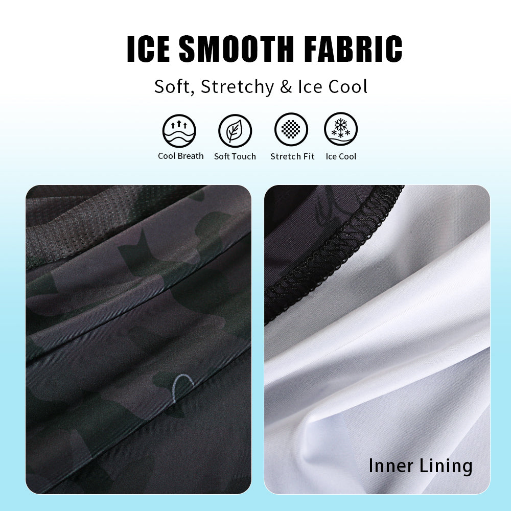 Jigging Pro Men's Long Sleeve Fishing Shirt, UPF 50+ UV Sun Protection Performance Jersey, Quick Dry Breathable Camo Fishing Apparel