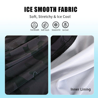Jigging Pro Men's Long Sleeve Fishing Shirt, UPF 50+ UV Sun Protection Performance Jersey, Quick Dry Breathable Camo Fishing Apparel