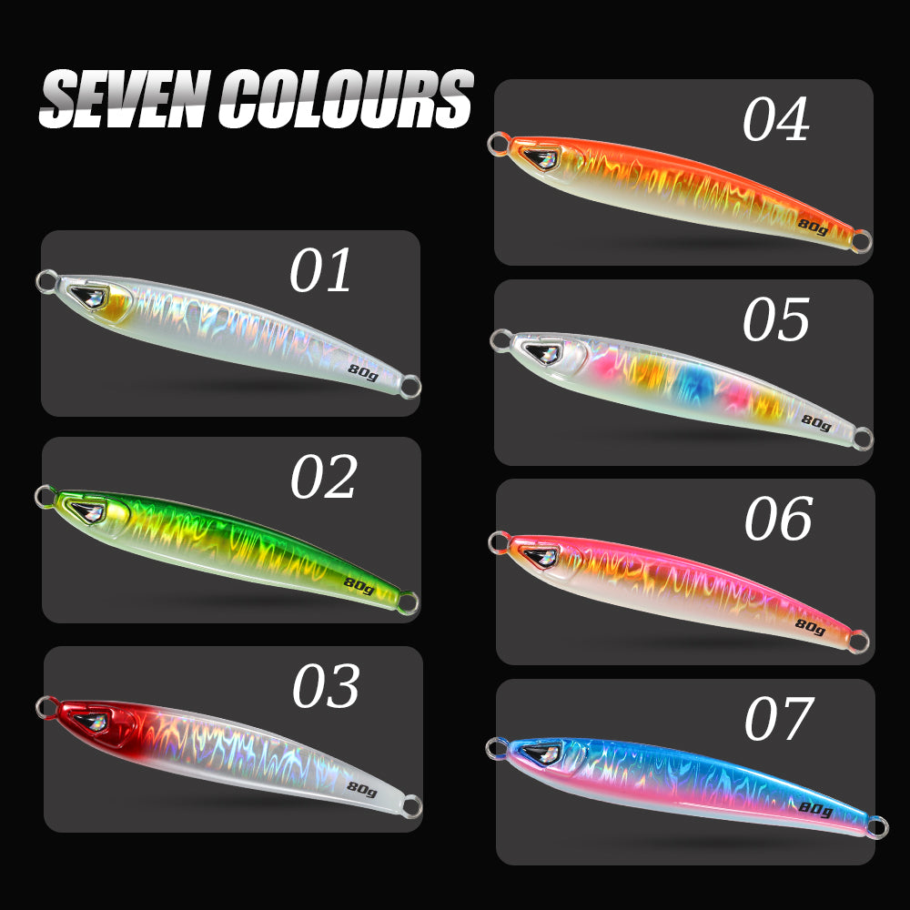 JIGGING PRO 40g 60g 80g 100g Sardine Jig Casting Jigs Shore Jigging Lure