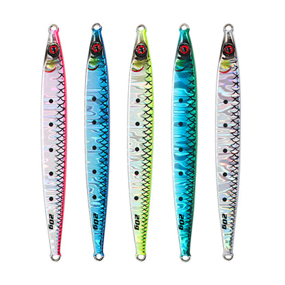 JIGGING PRO 10g 20g Sardine Slider Micro Jigs Saltwater Fishing Shore Jigging Lure Metal Jig