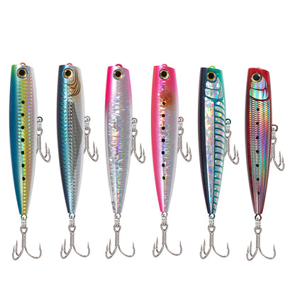 JIGGING PRO 130mm 40g Topwater Popper Lure Surface Fishing Lure