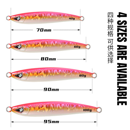 40g 60g 80g 100g Sardine Jig Casting Jigs Shore Jigging Lure