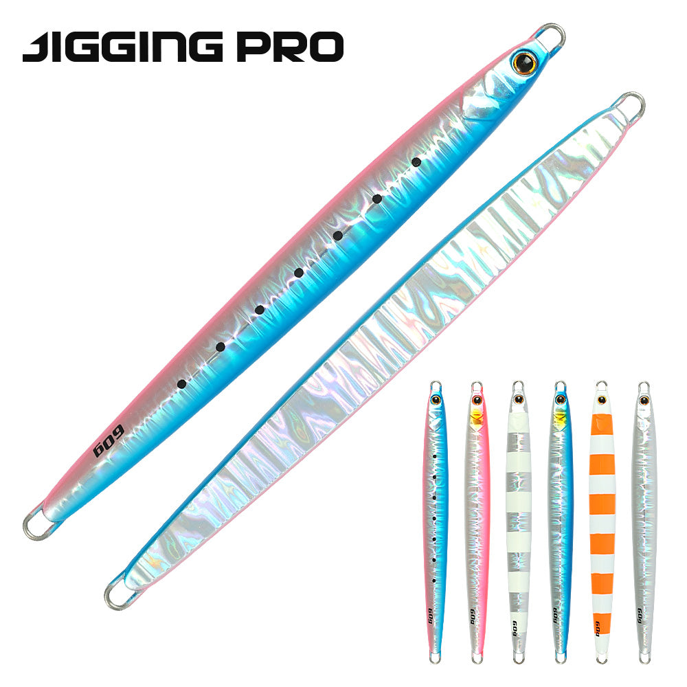 JIGGINGPRO Slow Blatt Inshore Offshore Jigging Lure 60g 80g Metal Jigs