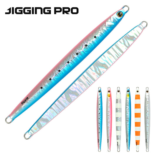 JIGGINGPRO Slow Blatt Inshore Offshore Jigging Lure 60g 80g Metal Jigs