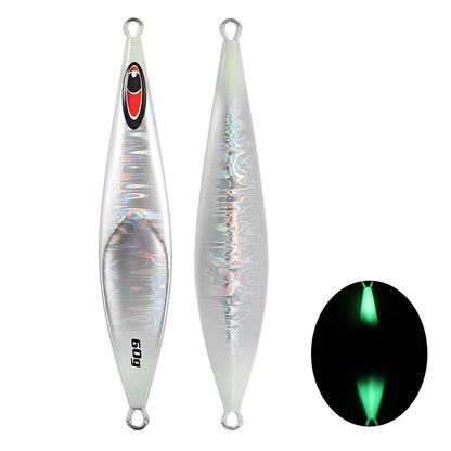 JIGGING PRO Rector Slow Jigging Metal Jig | UV Glow, 60–210g
