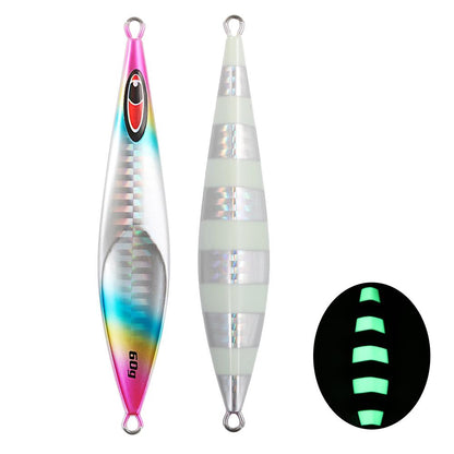 JIGGING PRO Rector Slow Jigging Metal Jig | UV Glow, 60–210g