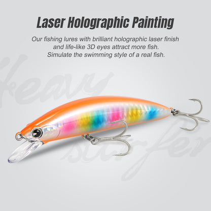 JIGGING PRO Hard Baits 90mm 28g Heavy Surfer Sinking Minnow Lure