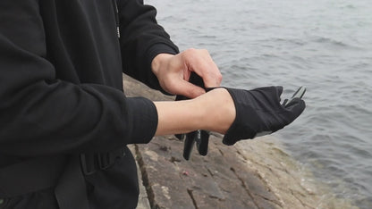 JIGGING PRO Men&Women Outdoor 3 Cut Fingers Fishing gloves Paddling, Sailing, Rowing and Hiking gloves Sport Tackle