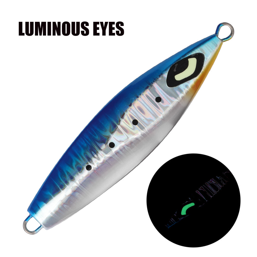 JIGGING PRO Slow Jigging Lure 100g 130g 160g 200g  Japan Design Ocean Stinger Wing Lure Metal Jig