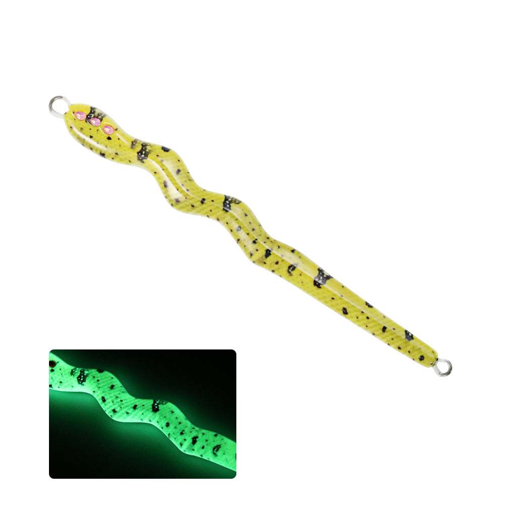 JIGGING PRO 3 Eyes Snake Metal Jig – UV Glow Saltwater Jigging Lure 40g-100g