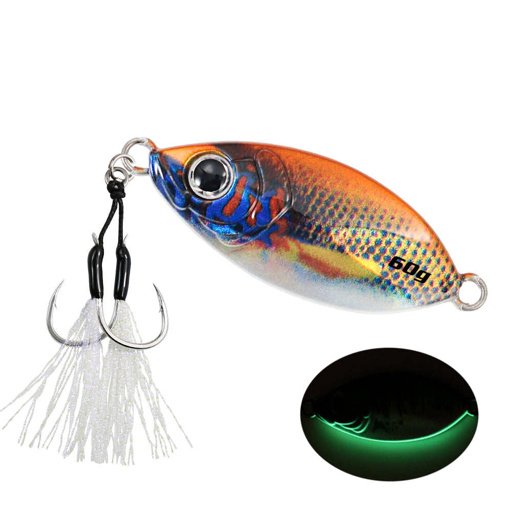 JIGGING PRO 3D Printed Micro Jig - 20g/40g/60g Ultra-Realistic Saltwater Casting Lure
