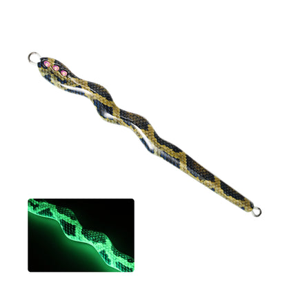 JIGGING PRO 3 Eyes Snake Metal Jig – UV Glow Saltwater Jigging Lure 40g-100g