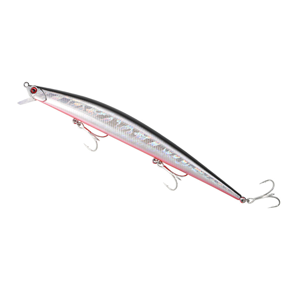 JIGGING PRO 175mm 29g Tide Minnow Slim M175S Flyer Long Casting Fishing Lure Sinking Minnow Bait