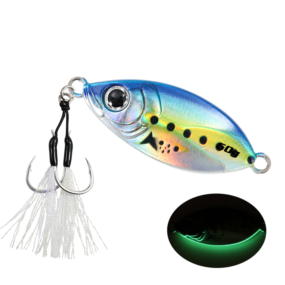 JIGGING PRO 3D Printed Micro Jig - 20g/40g/60g Ultra-Realistic Saltwater Casting Lure