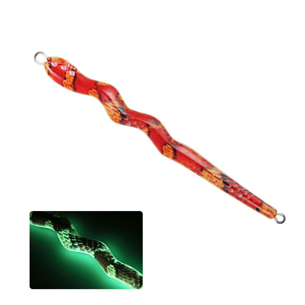 JIGGING PRO 3 Eyes Snake Metal Jig – UV Glow Saltwater Jigging Lure 40g-100g
