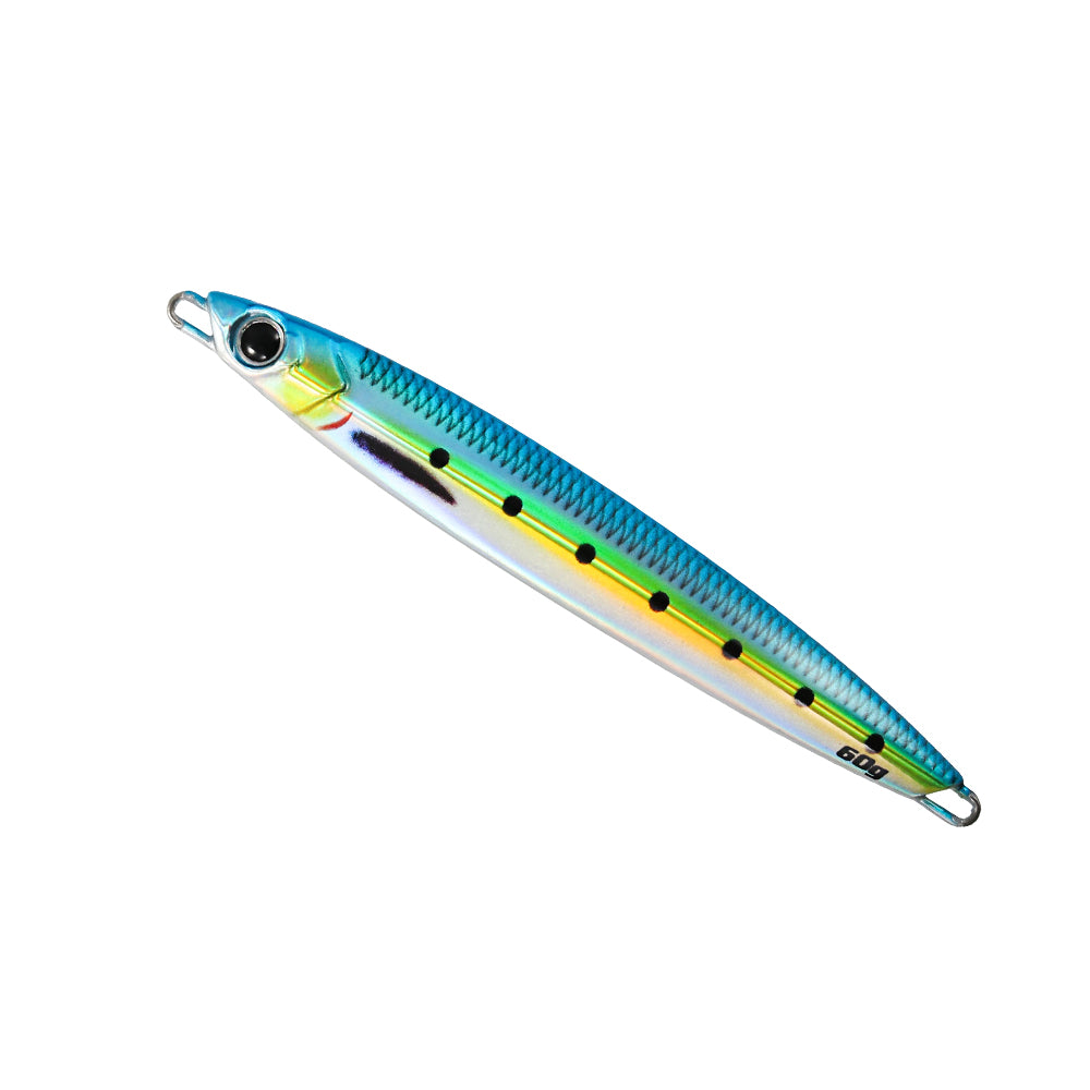 JIGGING PRO Vertical Short Metal Jig Lures, UV & Glow Saltwater Fishing Baits, 30g 60g 90g Vertical Jigging Lead Fish