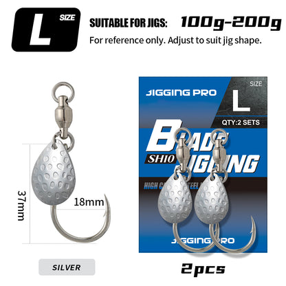 JIGGING PRO SH010 Blade Assist Hook for Saltwater Jigging