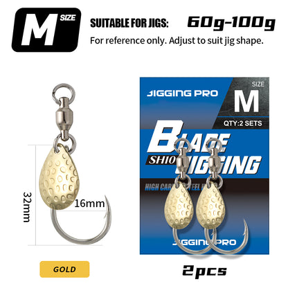 JIGGING PRO SH010 Blade Assist Hook for Saltwater Jigging