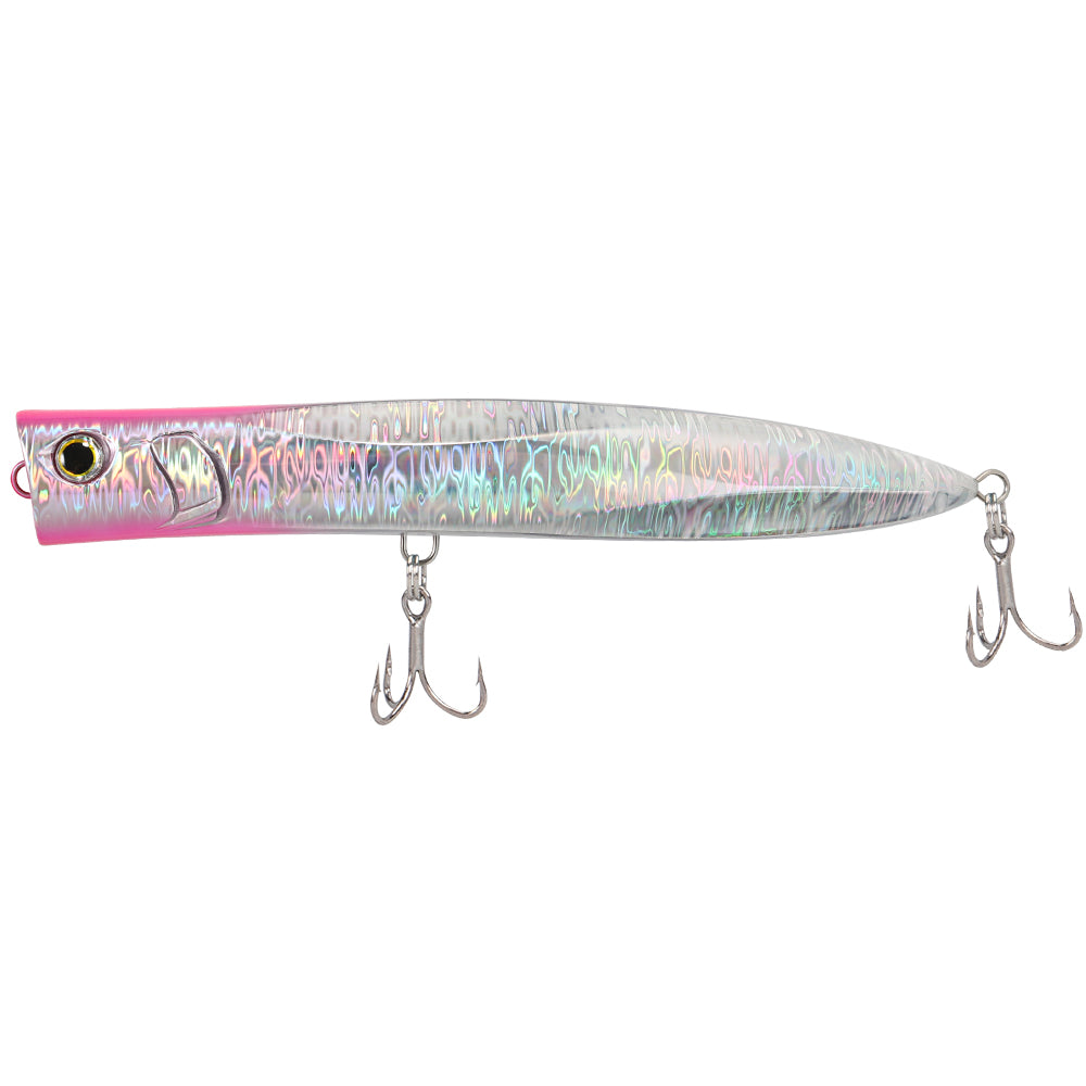 JIGGINGPRO 230mm 95g Duckdive Topwater Slim Popper Diving Pencil Lure