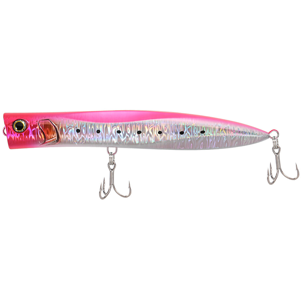 JIGGINGPRO 230mm 95g Duckdive Topwater Slim Popper Diving Pencil Lure