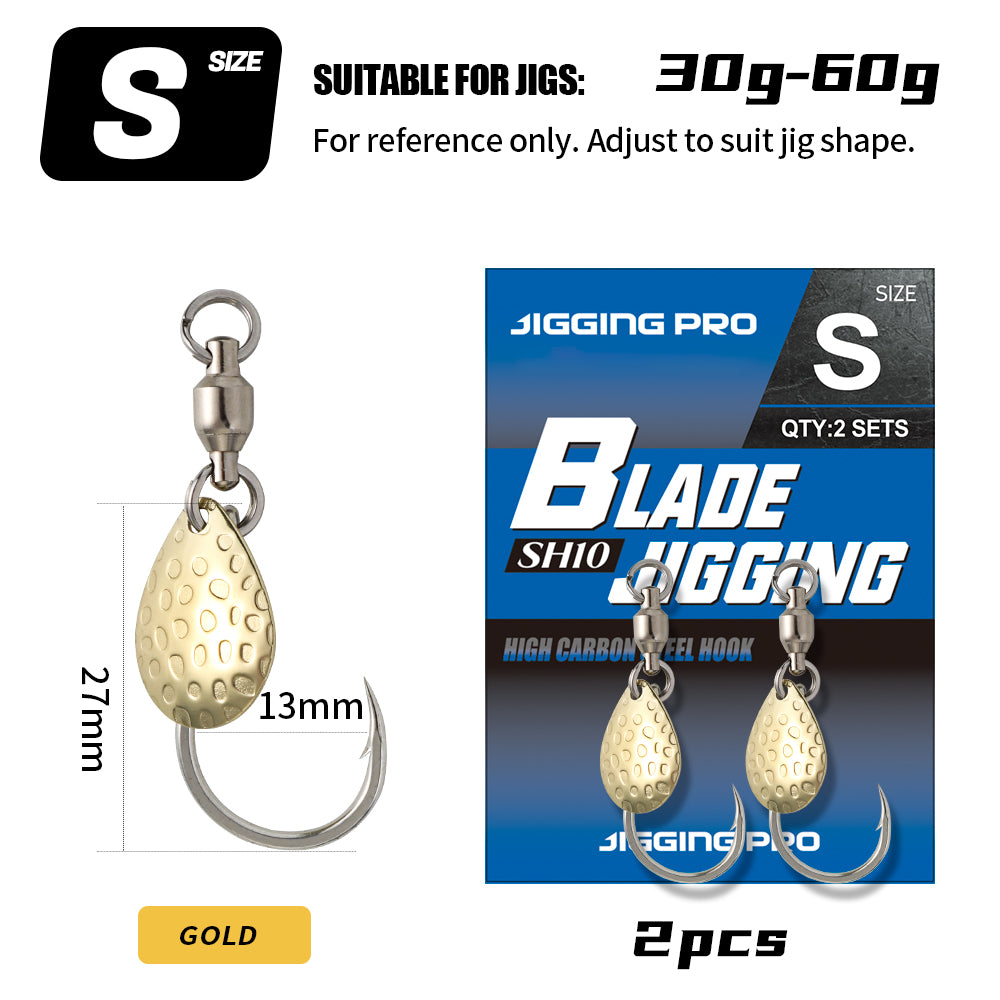 JIGGING PRO SH010 Blade Assist Hook for Saltwater Jigging