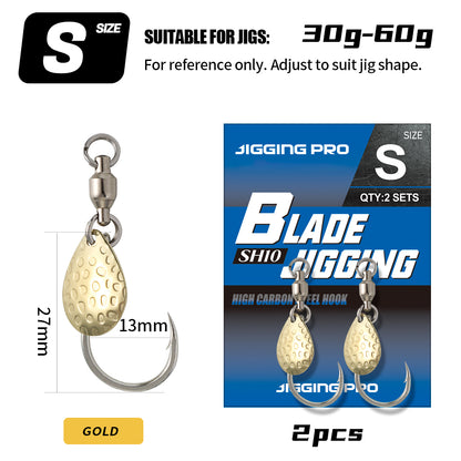 JIGGING PRO SH010 Blade Assist Hook for Saltwater Jigging