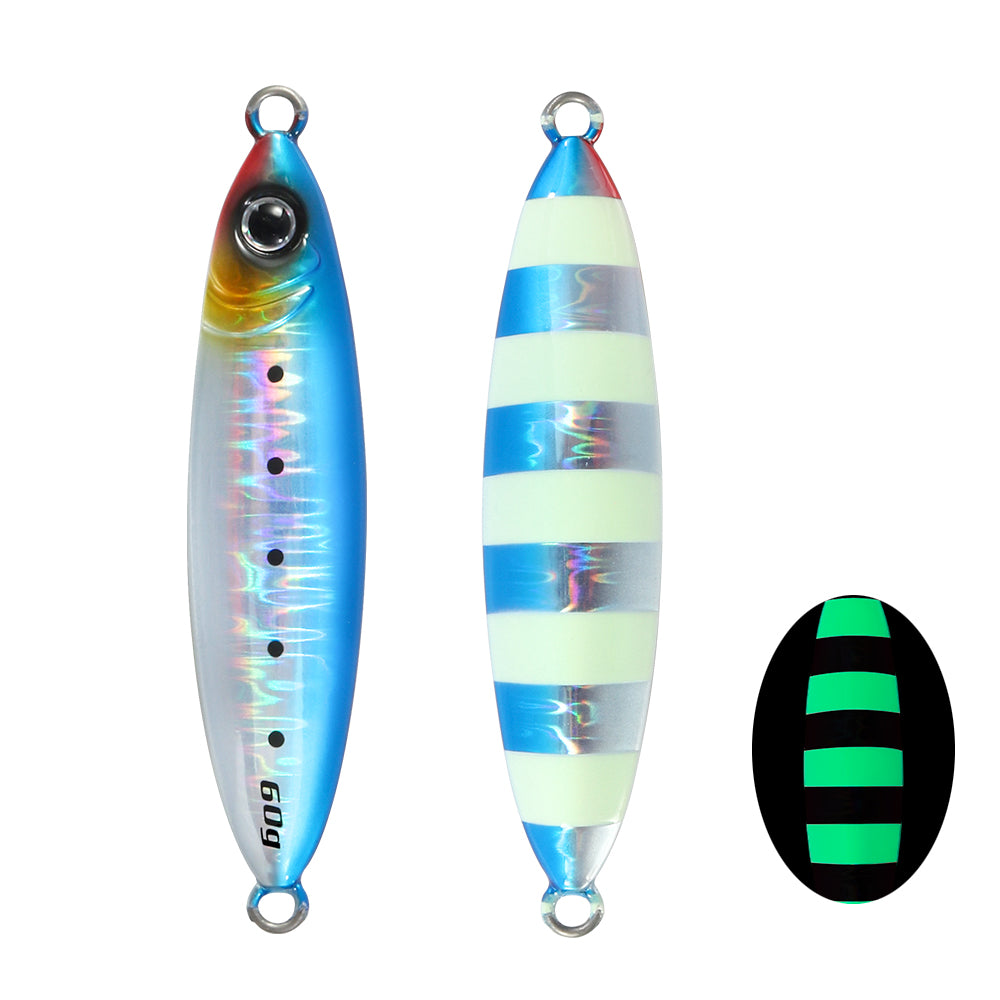 JIGGING PRO Metal Jig 40g 60g 80g  Slow Fall Fishing Lure