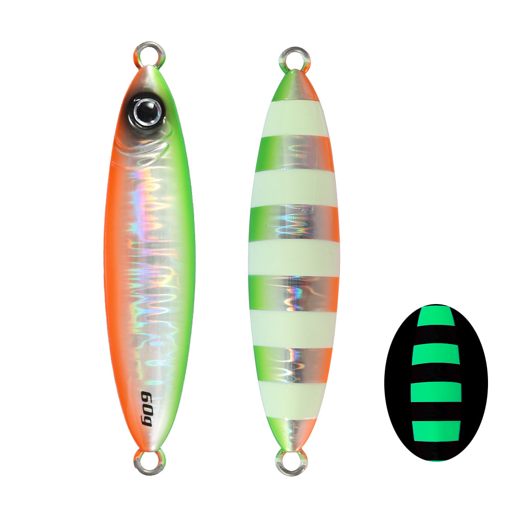 JIGGING PRO Metal Jig 40g 60g 80g  Slow Fall Fishing Lure