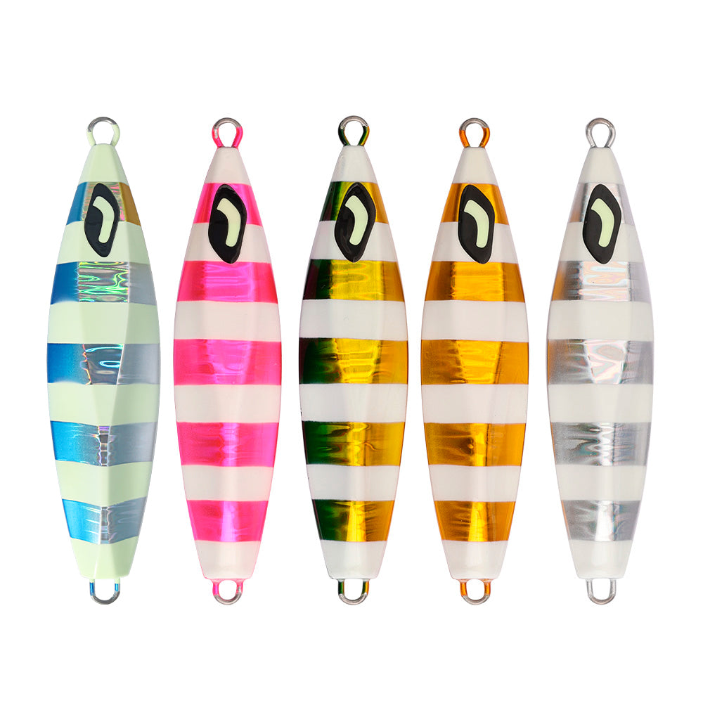 JIGGING PRO Slow Jigging Lure 100g 130g 160g 200g  Japan Design Ocean Stinger Wing Lure Metal Jig