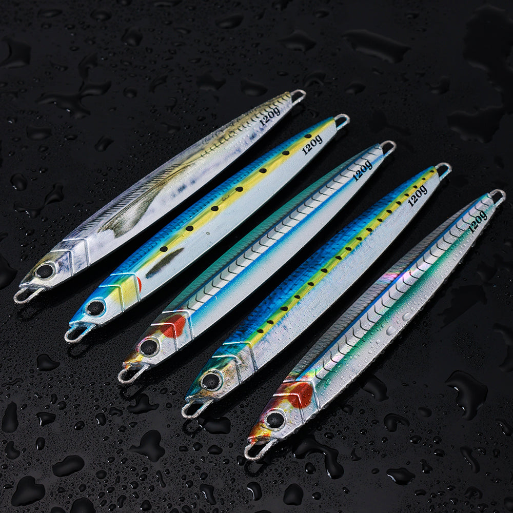 120g 150g 200g Vertical Jig 3D Jigging Lure