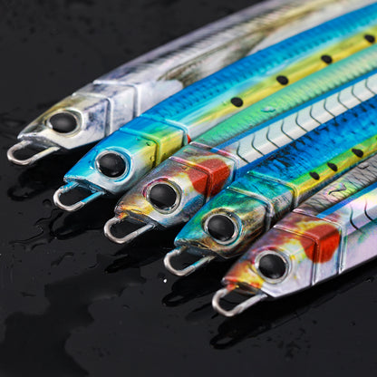 120g 150g 200g Vertical Jig 3D Jigging Lure