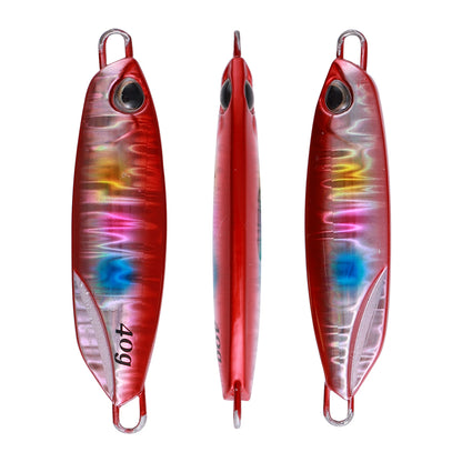 20g 30g 40g 60g 80g Drag Metal Cast Jig Fishing Lure For Freshwater Saltwater