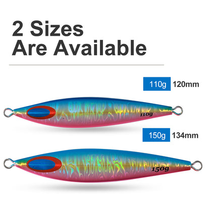 110g 150g FK Jigs Slow Pitch Jigging Lure Saltwater Fishing Lure