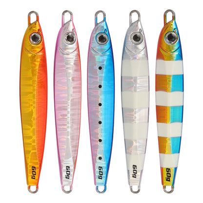 20g 30g 40g 60g GUN Jig Shore Casting Jig Fishing Lure Mackerel Lure